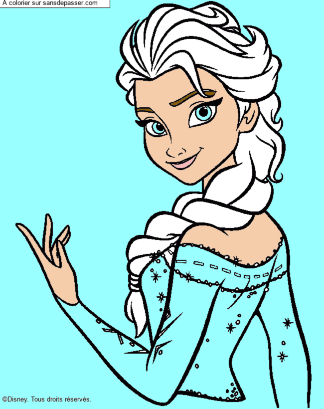 Elsa - La Reine des Neiges par un invit&eacute;