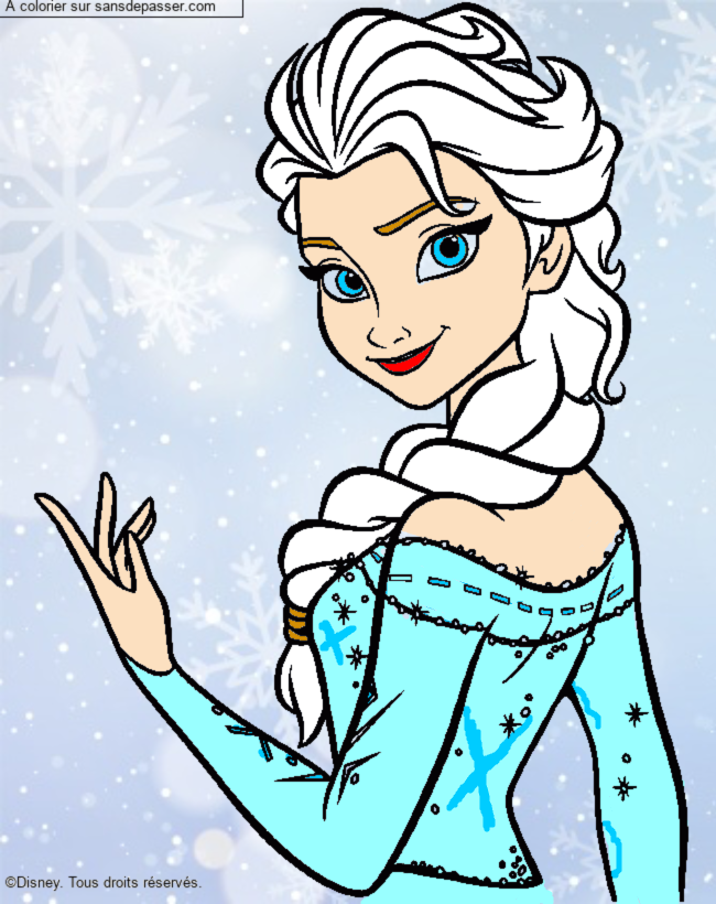 Elsa - La Reine des Neiges par Lucie77176