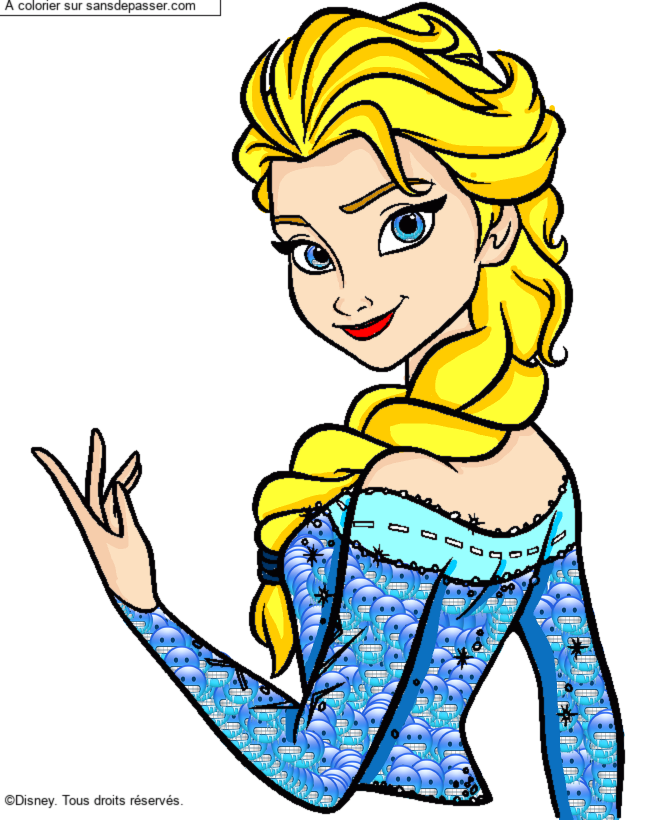 Elsa - La Reine des Neiges par un invit&eacute;