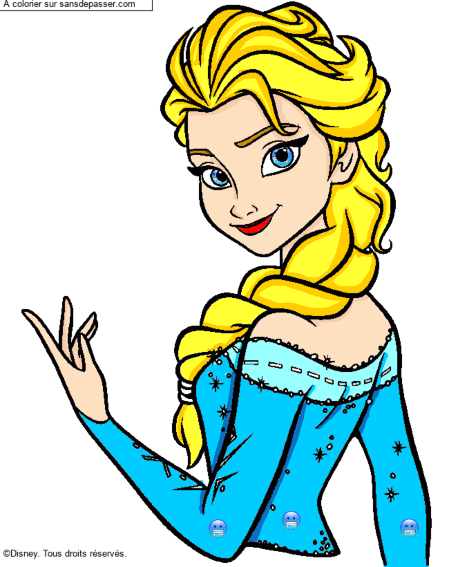 Elsa - La Reine des Neiges par un invit&eacute;