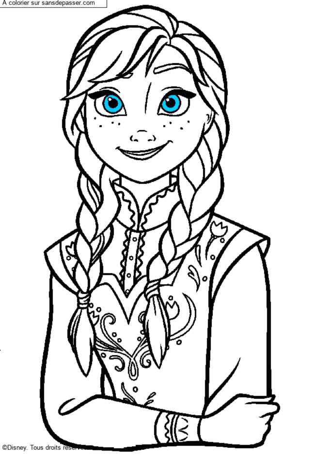 Princesse Anna d'Arendelle par un invit&eacute;