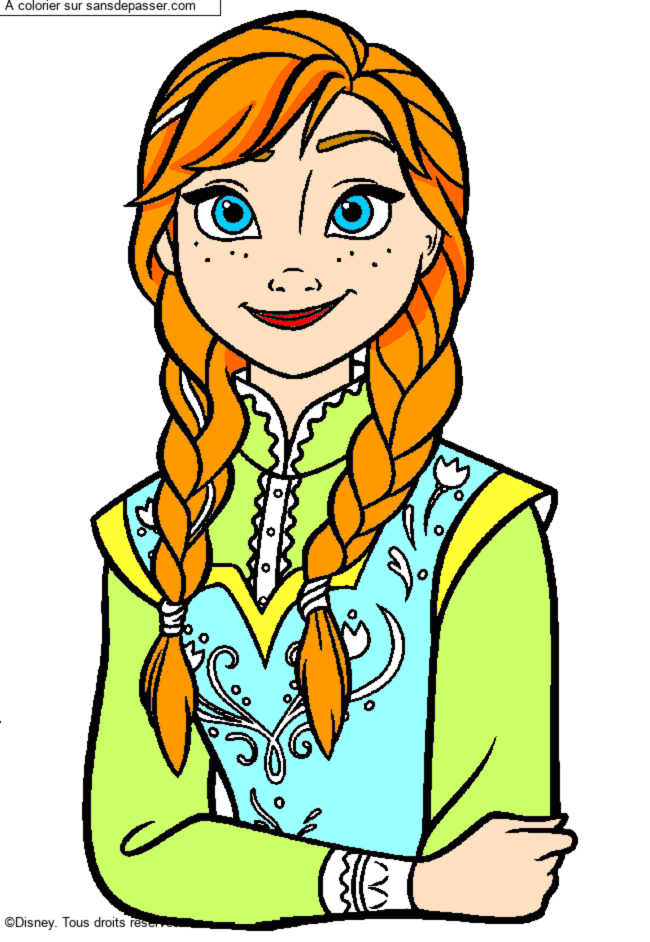 Princesse Anna d'Arendelle par un invit&eacute;