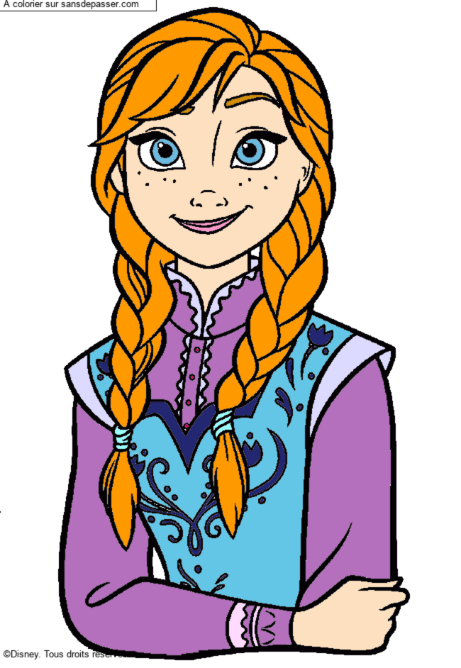 Princesse Anna d'Arendelle par un invit&eacute;