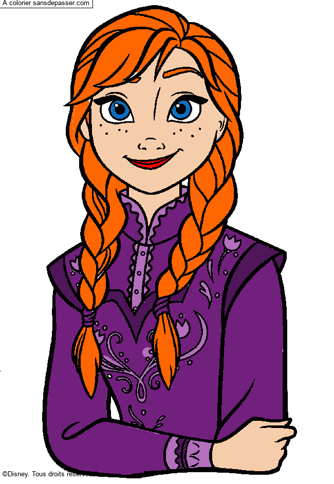 Princesse Anna d'Arendelle par un invit&eacute;