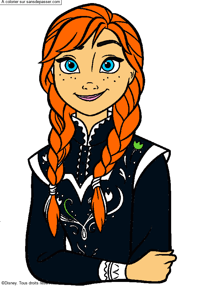Princesse Anna d'Arendelle par Oceane28