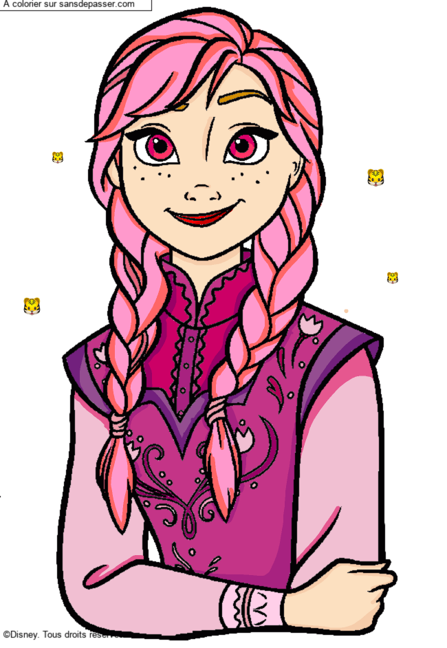 Princesse Anna d'Arendelle par un invit&eacute;
