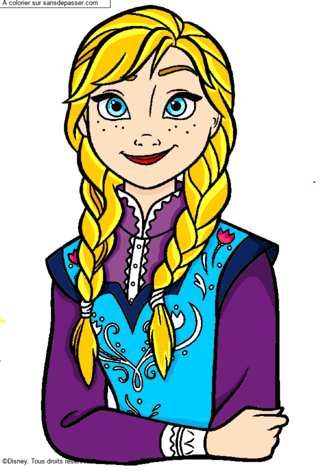 Princesse Anna d'Arendelle par un invit&eacute;