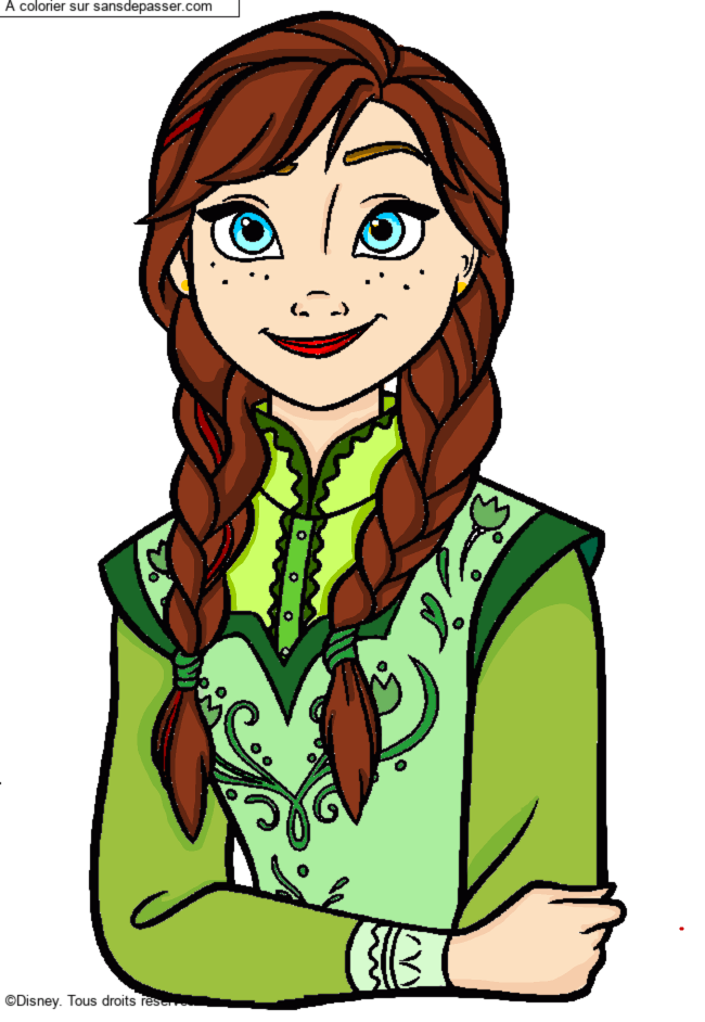 Princesse Anna d'Arendelle par un invit&eacute;