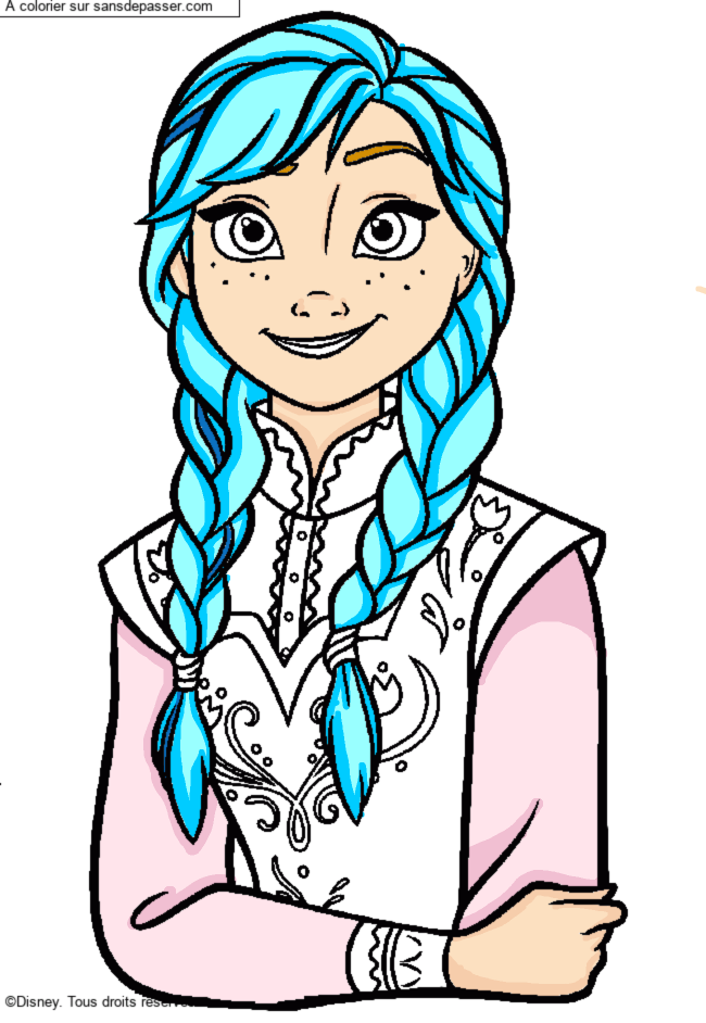 Princesse Anna d'Arendelle par un invit&eacute;