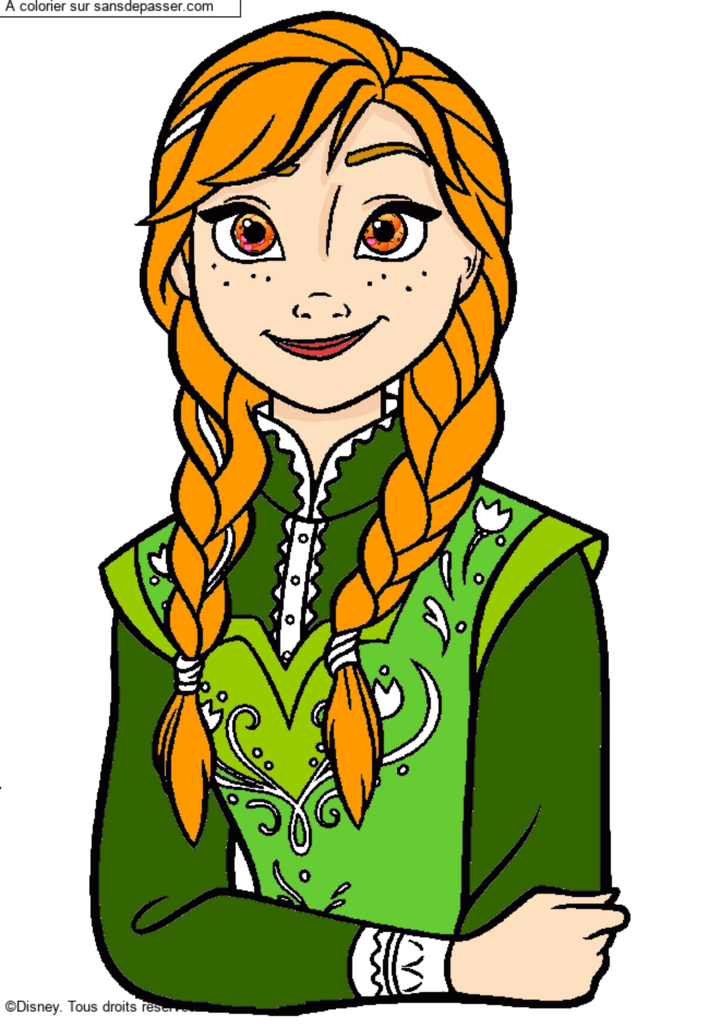Princesse Anna d'Arendelle par un invit&eacute;