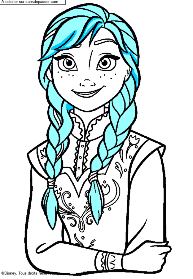 Princesse Anna d'Arendelle par un invit&eacute;