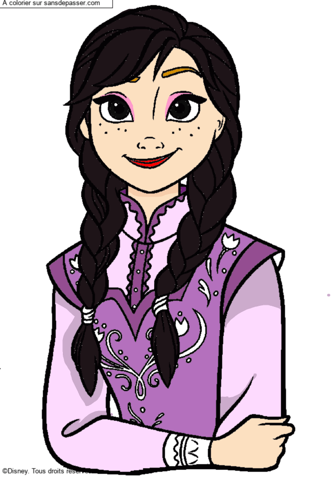 Princesse Anna d'Arendelle par un invit&eacute;