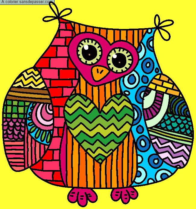 Hibou Mandala par MomoG14