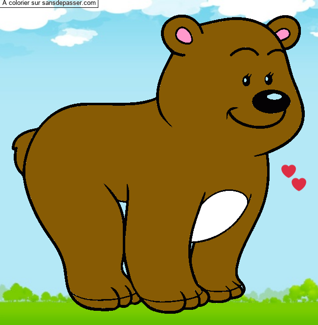 Ours brun ou ours polaire par un invit&eacute;