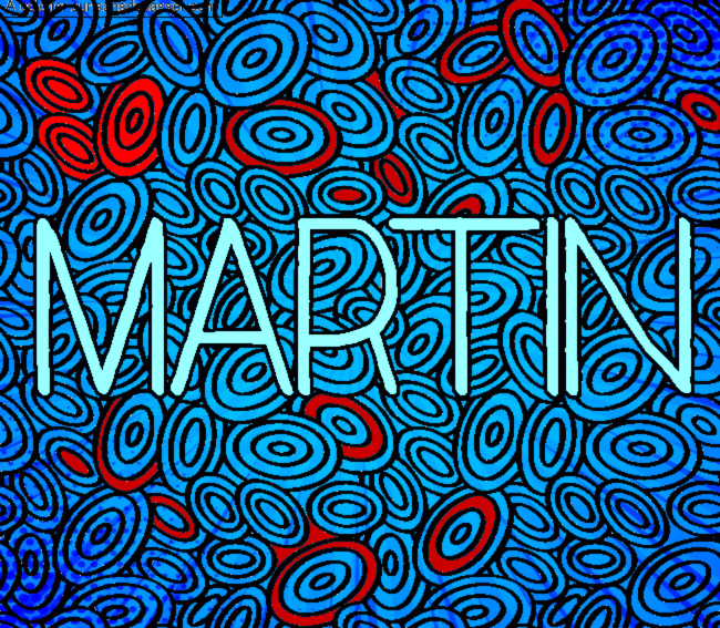 Coloriage Coloriage pr&eacute;nom - Martin par un invité