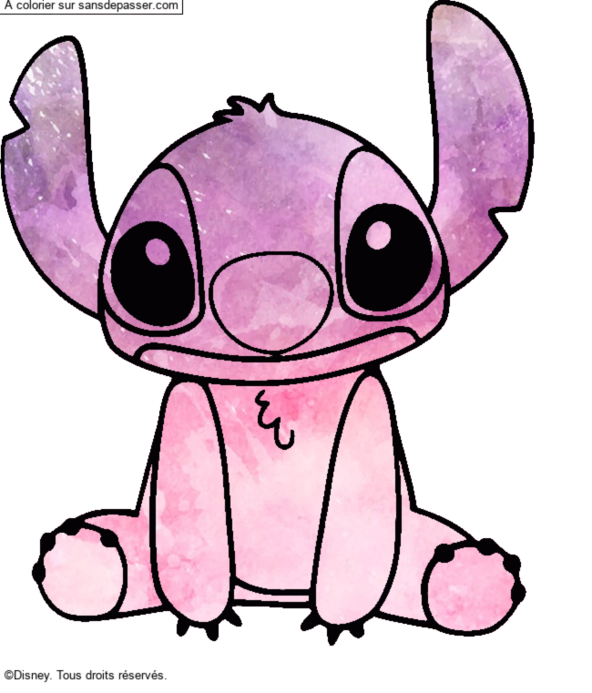 Coloriage Stitch