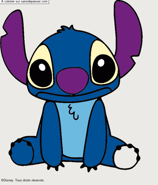 Coloriage Stitch