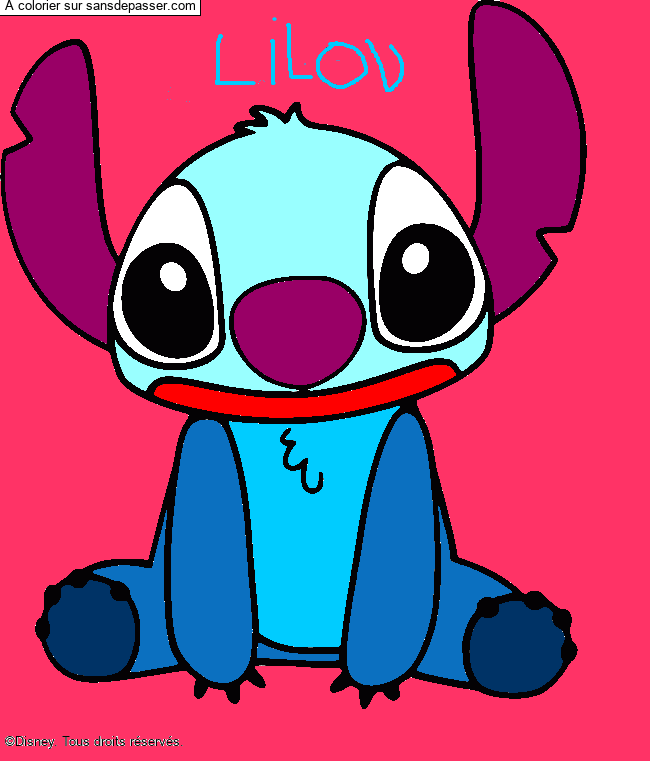 Stitch par Lilounette