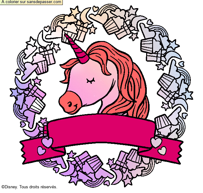 Licorne et cupcakes par EVA57