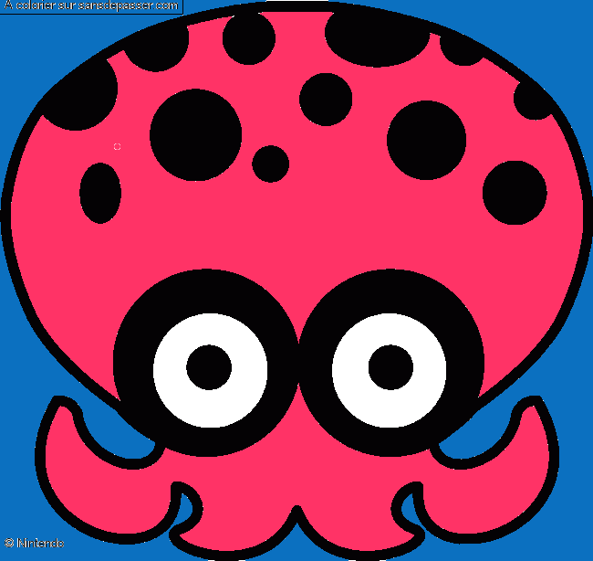 Coloriage Octopus Splatoon