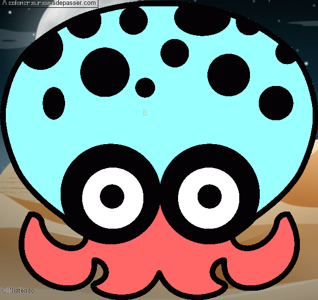 Octopus Splatoon par un invit&eacute;