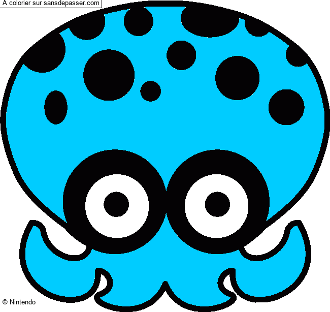 Octopus Splatoon par un invit&eacute;