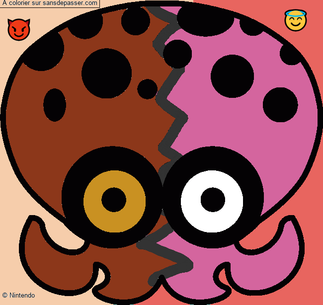 Octopus Splatoon par un invit&eacute;