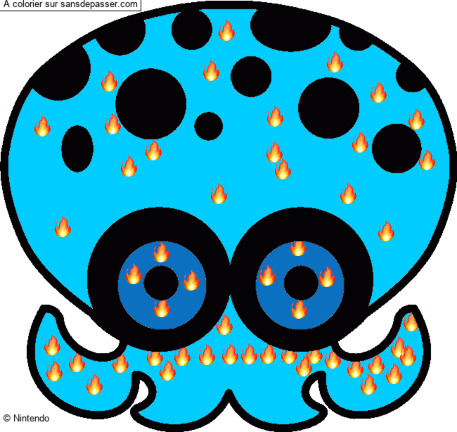 Octopus Splatoon par un invit&eacute;