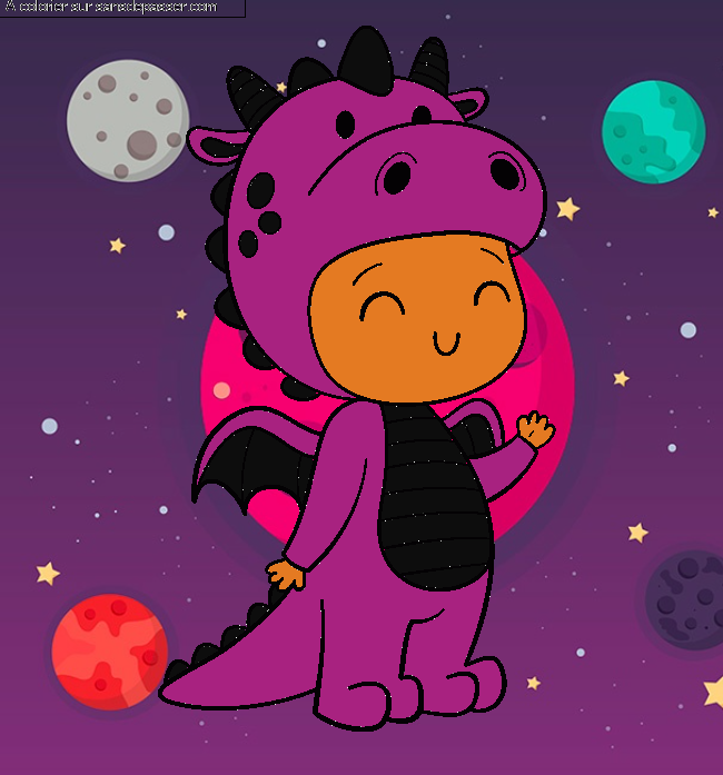 Gentil dragon par un invit&eacute;