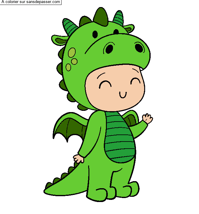 Gentil dragon par un invit&eacute;