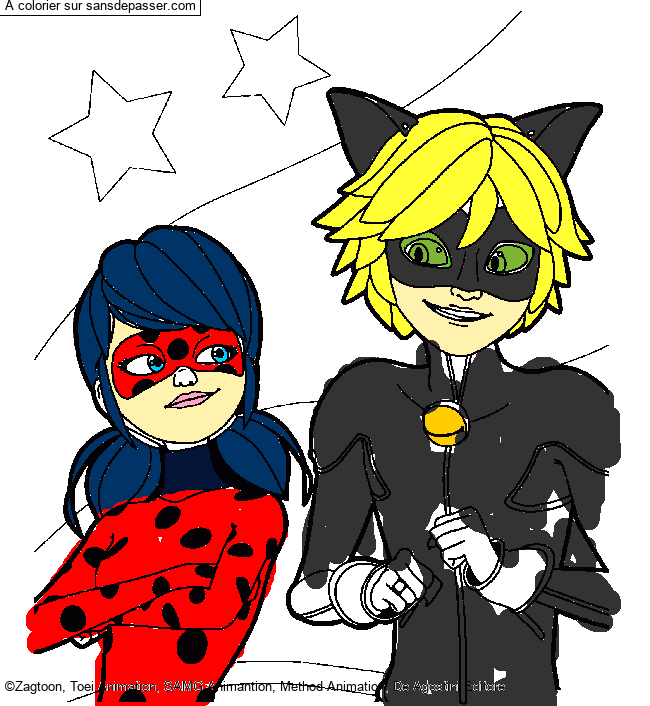 Lady Bug et Chat Noir - Miraculous par un invit&eacute;