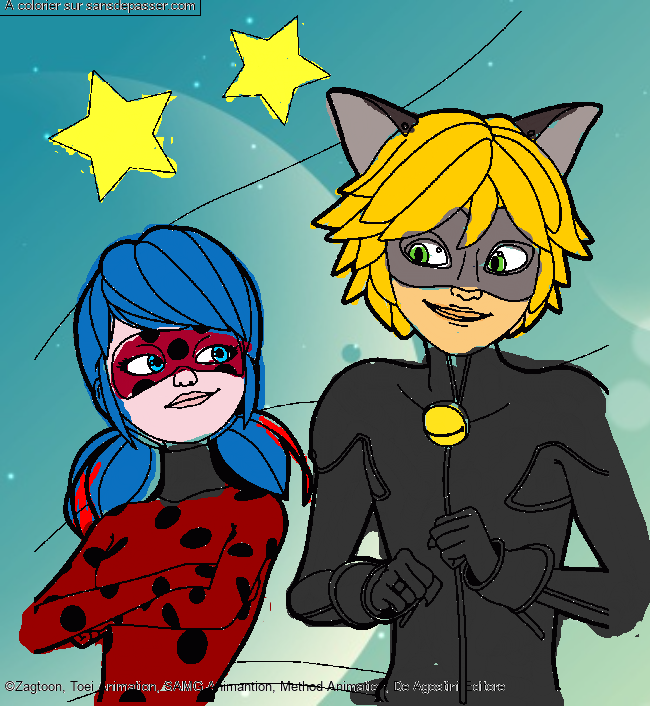 Lady Bug et Chat Noir - Miraculous par un invit&eacute;