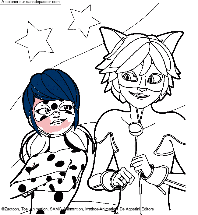 Lady Bug et Chat Noir - Miraculous par M1masisodaolo
