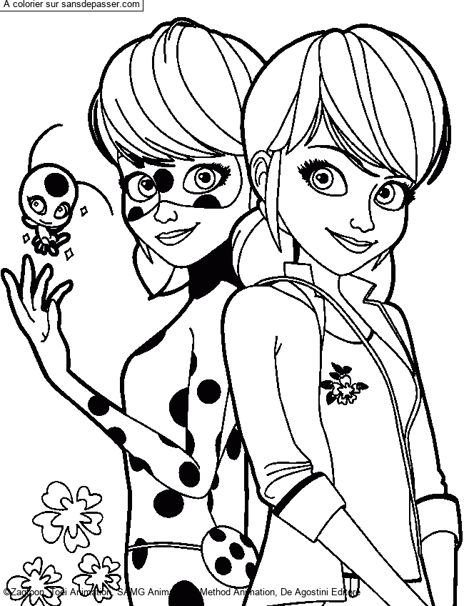 Marinette et Ladybug par un invit&eacute;