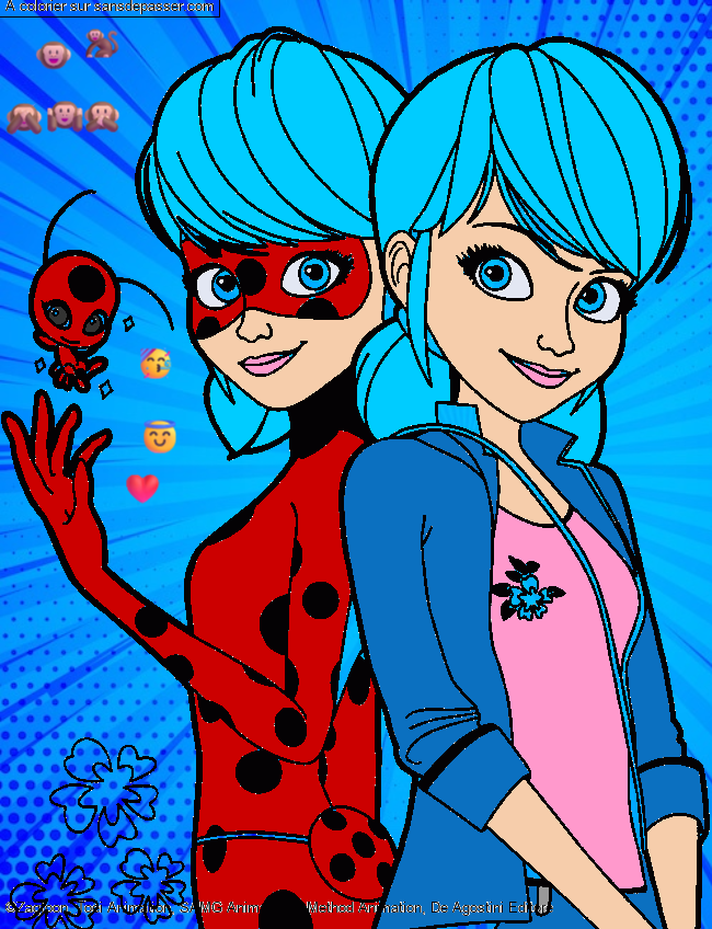 Marinette et Ladybug par un invit&eacute;