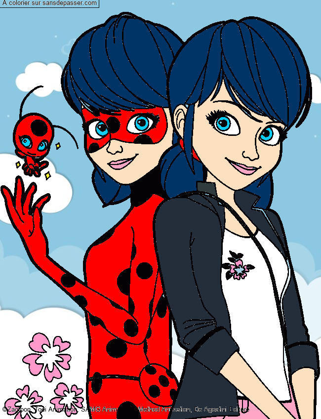Marinette et Ladybug par un invit&eacute;