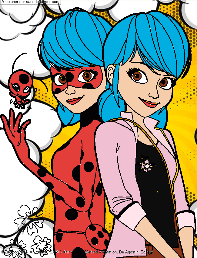 Marinette et Ladybug par un invit&eacute;