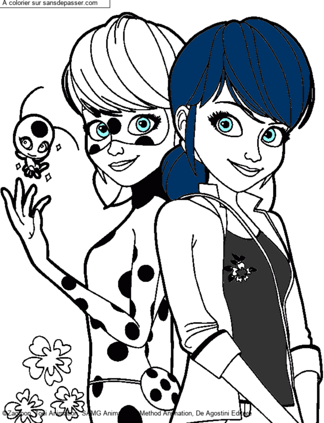 Marinette et Ladybug par un invit&eacute;