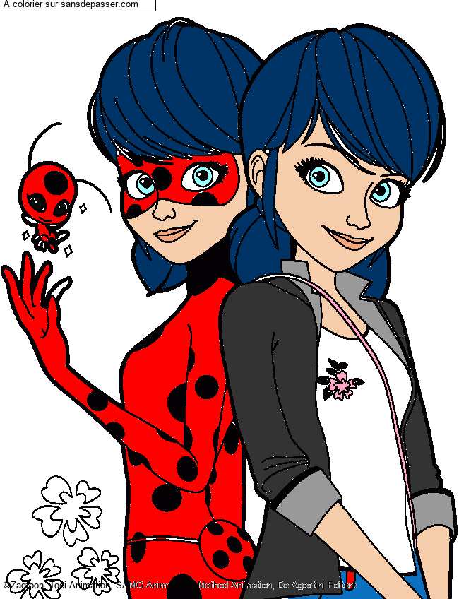 Marinette et Ladybug par un invit&eacute;