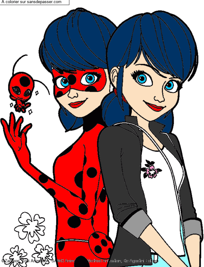 Marinette et Ladybug par un invit&eacute;
