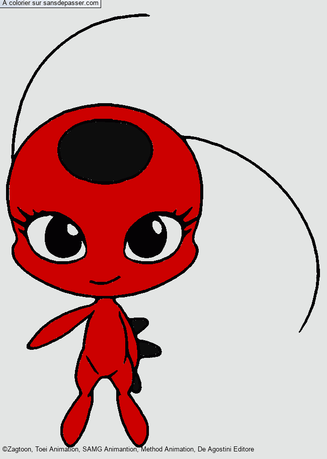 Coloriage Tikki - Miraculous