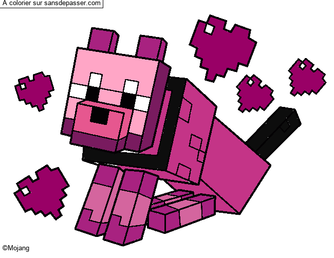 Chien Minecraft par un invit&eacute;