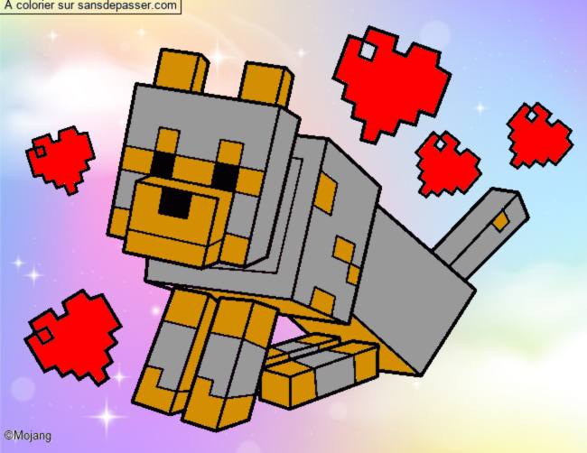 Chien Minecraft par MNAL