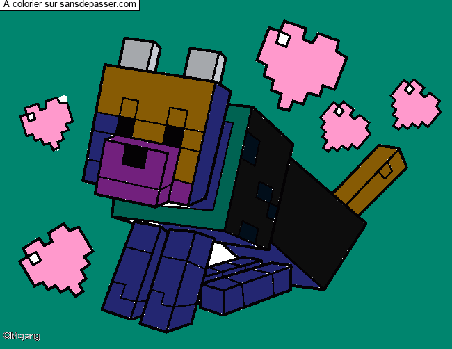 Chien Minecraft par un invit&eacute;