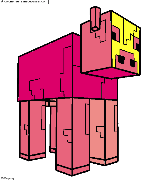 Vache Minecraft par un invit&eacute;
