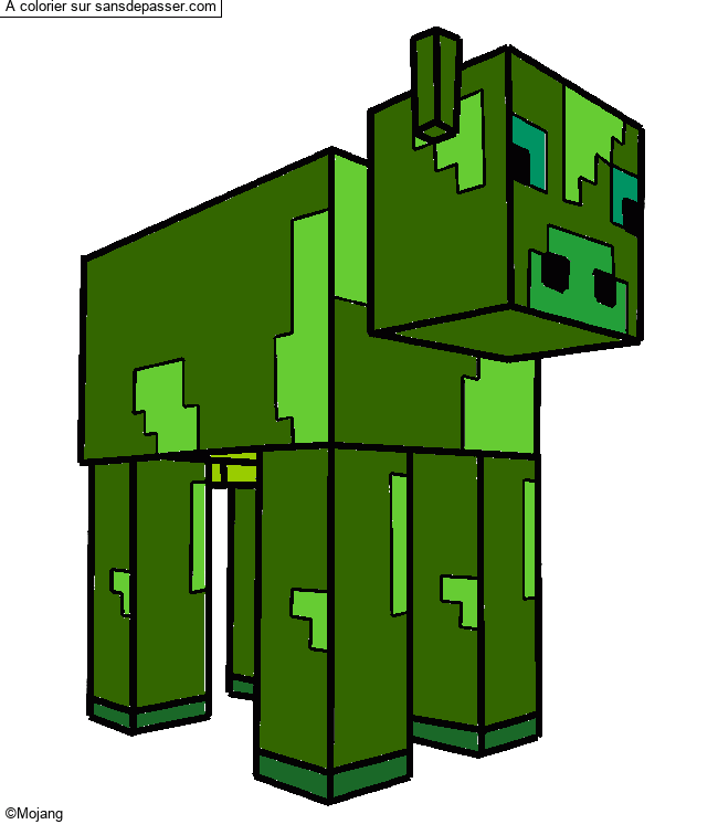 Vache Minecraft par un invit&eacute;