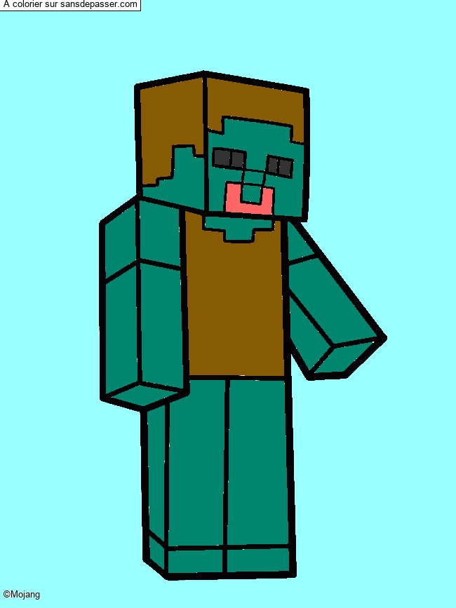 Steve Minecraft par Matti et Mah&eacute;