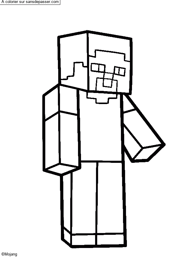 Steve Minecraft par Roblox devlopers