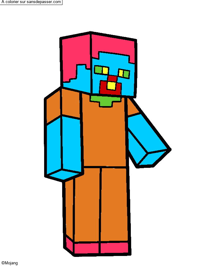 Steve Minecraft par un invit&eacute;