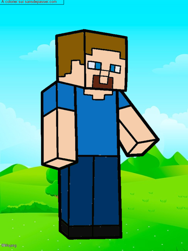 Steve Minecraft par Azertyuiop